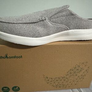 Gray Slip-On Men's Shoes